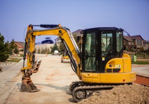 Mini Excavator construction