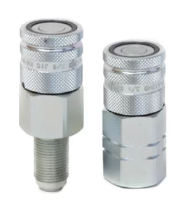 connect under pressure flat face hydraulic couplers