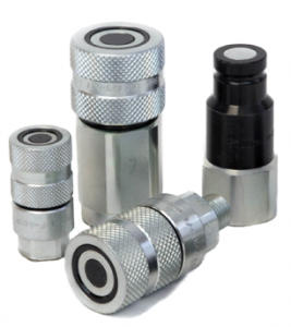 High pressure hydraulic quick release couplings