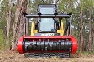 high flow hydraulic couplers for mulching