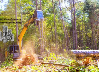 flat face couplers contamination proof