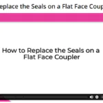 how to replace the seals on a flat face coupler